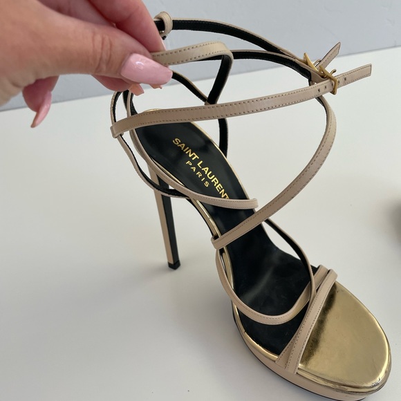 Auth SAINT LAURENT Leather Heels - Picture 9 of 10